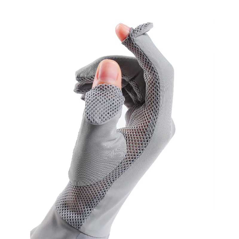 UV Resistant Gloves Women UV Protection Touchscreen Driving Cotton Riding Mittens Breathable Sunblock Full Finger Gloves
