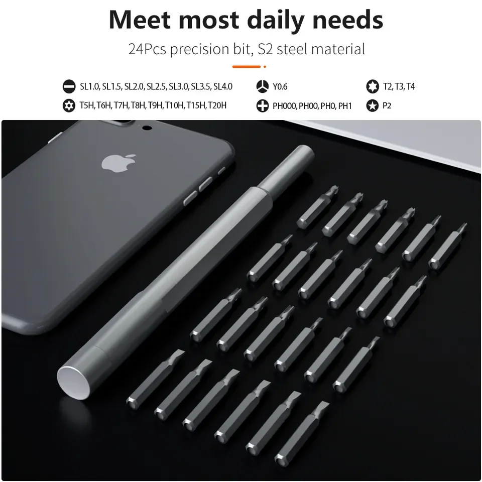 UF TOOLS 25 in 1 Small Precision Screwdriver Set Professional Magnetic Mini Repair Tool Kit for Phone Watch Laptop