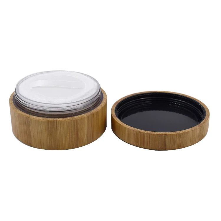 Bamboo Cosmetics Containers and Packaging Cream Jar Cosmetic