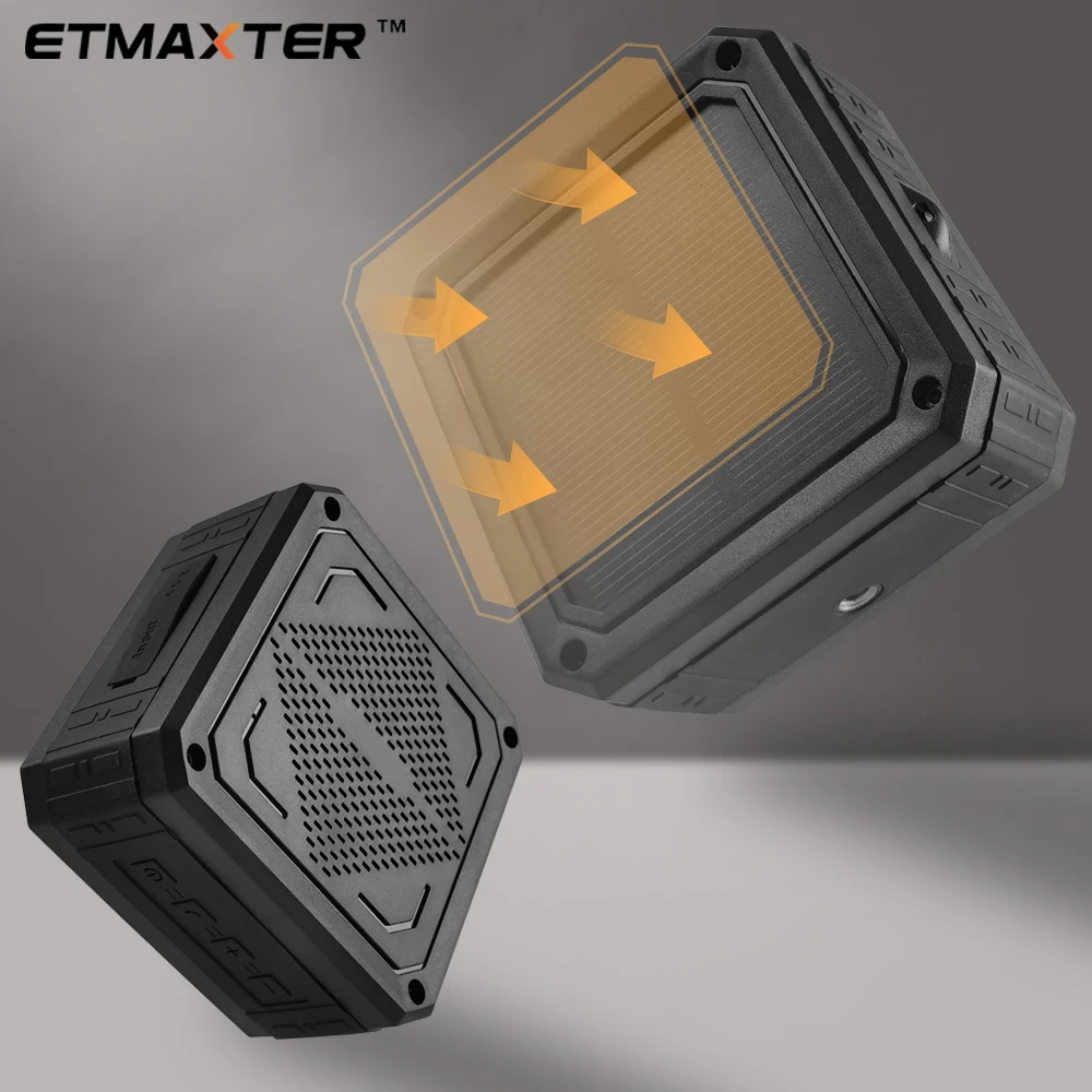 Solor charge waterproof portable wireless speaker mini for outdoor Sport