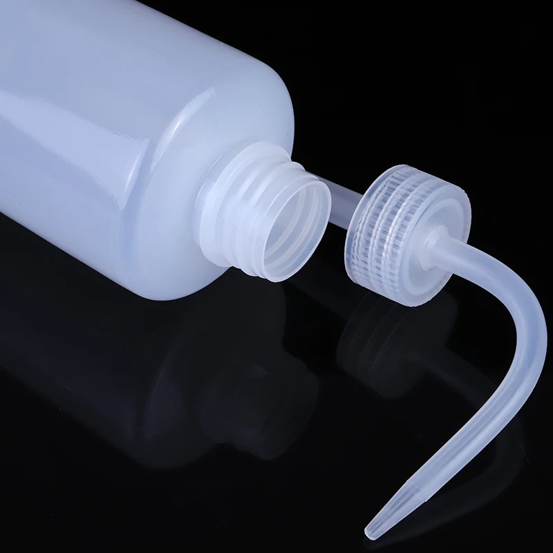 250ml 500ml Bend Mouth plastic Ldpe Squeeze Tattoo Plant Watering wash Bottle