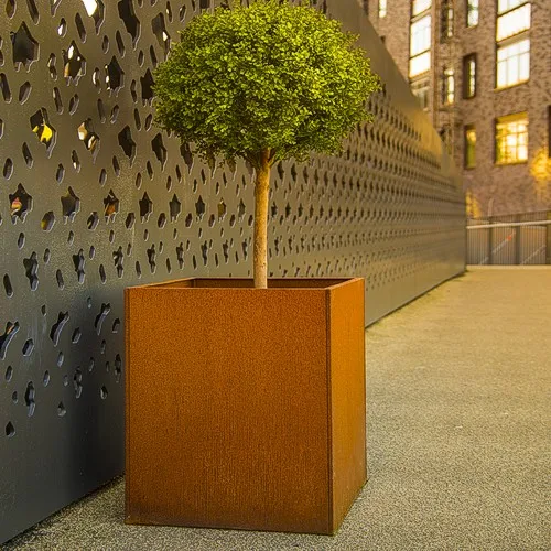 Metal Steel Garden Tower Tree Urban Planter