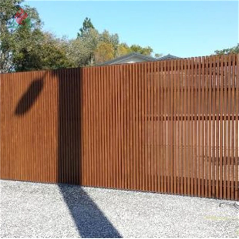 Laser Cut Metal Fence Privacy Panels For Outdoor Garden Fencing custom corten steel metal privacy screens