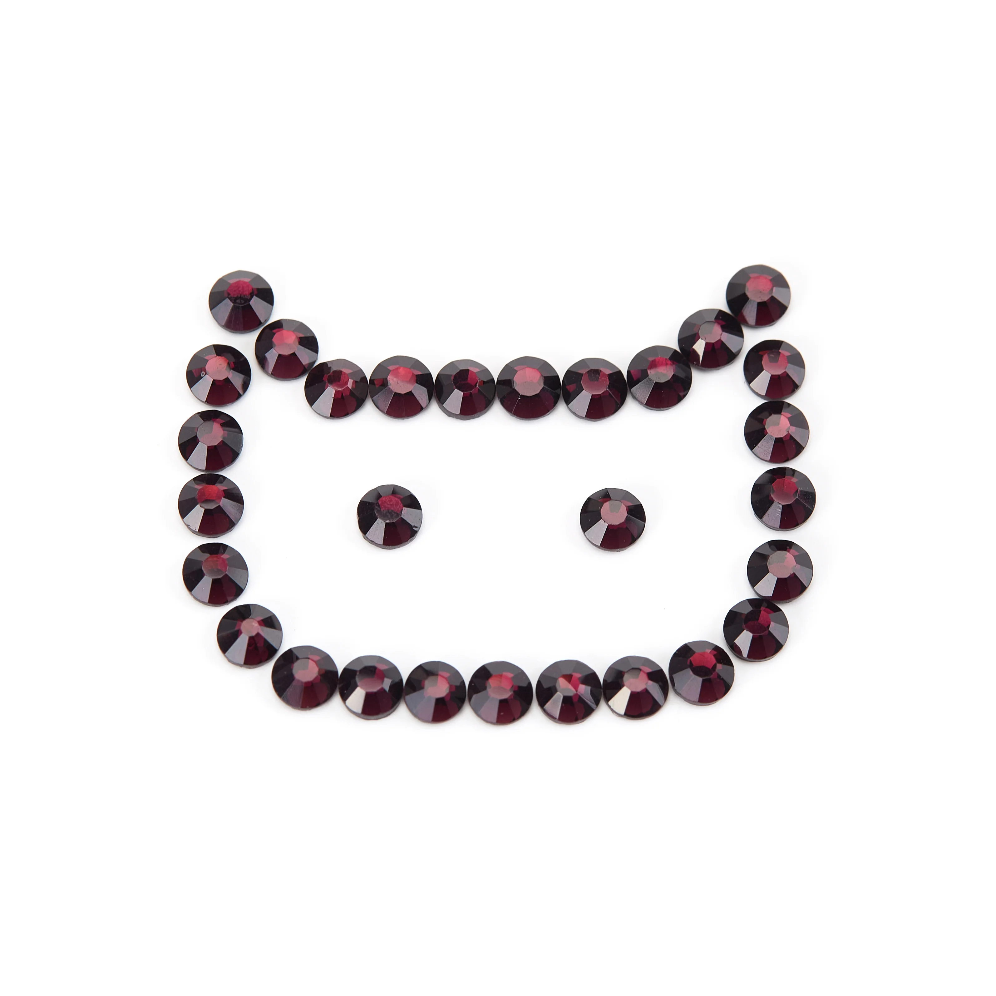 
Pujiang Crystal Ab Hot Fix Fabric Diamond Rhinestone DMC Stones 