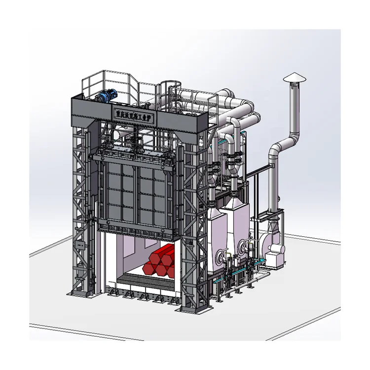 Природный газ Low NOx используется простая регенеративная камера нагревательная промышленная печь
