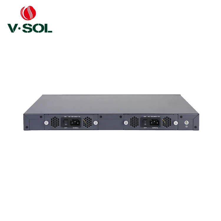 China Supplied FTTH EPON 1U 19inch L3 Route 8 SFP or SFP+ and 8GE UPLINK 8 PON Ports 1:64 Splitting Ratio GEPON OLT with CLI