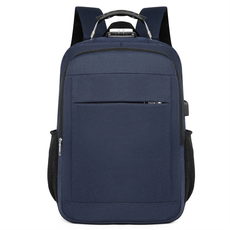 anti theft slim nylon usb 15.6 inch casual durable school travel business laptop men backpack for high school student