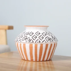 Promotional custom logo unglaze indoor outdoor terracotta pot garden supplies ceramic plant pots