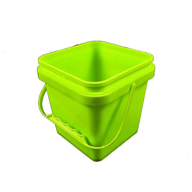 Supply 2L 4L 5L 8L 10L 15L 18L 20L square plastic bucket in food grade