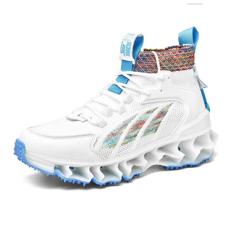  Big Size Non Slip Basketball Shoes For Outdoor High Top Ankle Men Couple