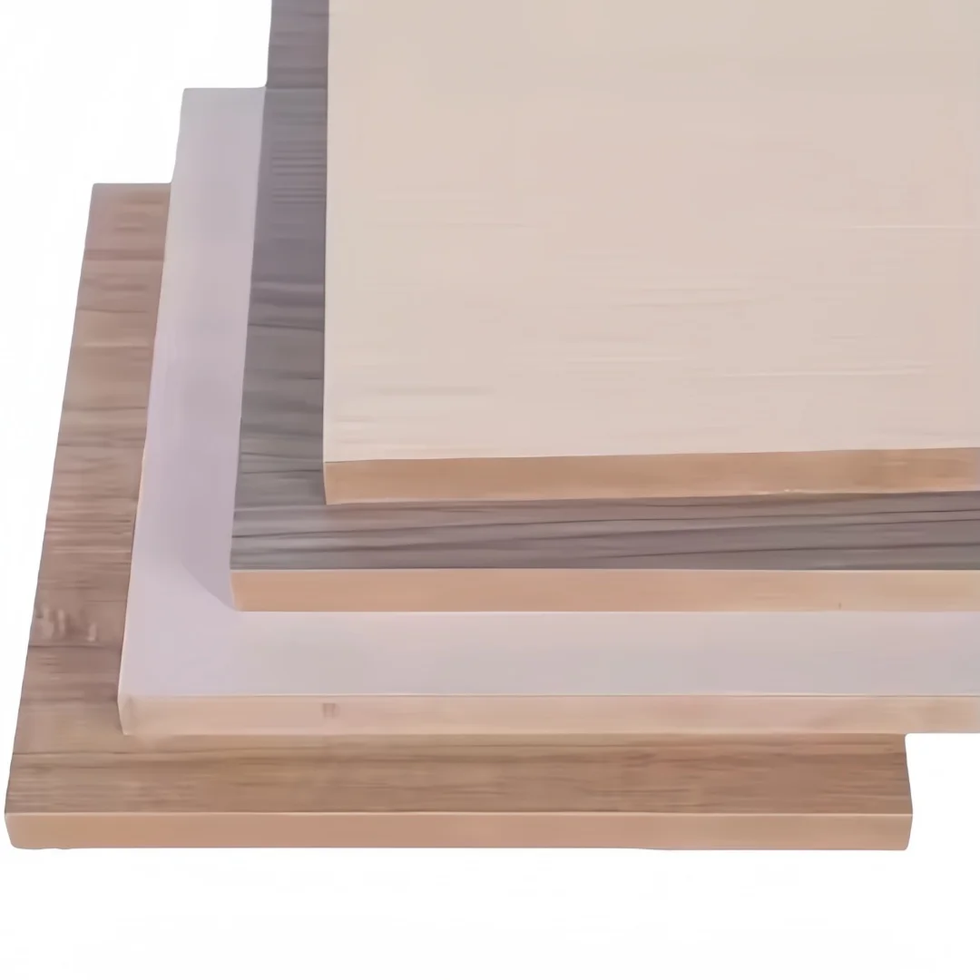 Cheap price 1220x2440mm melamine laminated medium density fiberboard wood fiber material