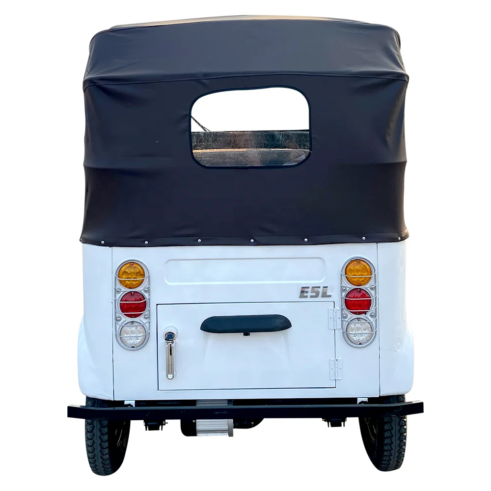 Electric Bajaj Taxi Tuk Tuk Bajaj Auto Rickshaw 3 Wheel Gasoline Electric Hybrid for Daily Life Electric Bodaboda