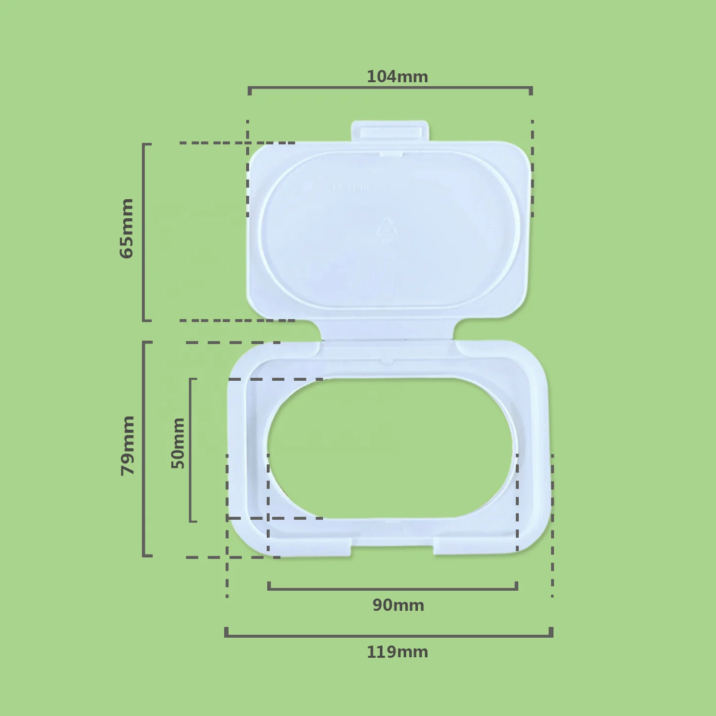 Plastic Lids For Wet Wipes Wet Wipe Lid Applicator Plastic Lid Canister Wet Wipe Packaging