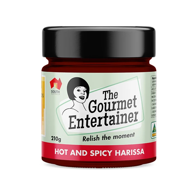 South Australia Harissa Hot And Spicy FreshRelish Sauce bbq  Paste Gourmet Seasoning For MeatBbq Sauce