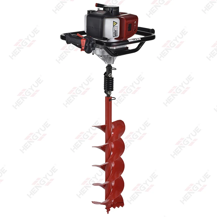 ground auger and earth ground auger and portable earth drilling machine