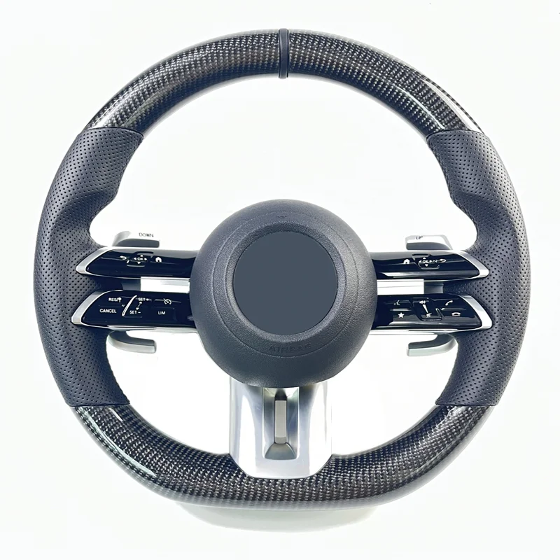 Руль из углеродного волокна для Mercedes Benz AMG W204 W205 W211 W203 W212 W176 W213 Cla W210 W124 W177 W221 A C E S Class