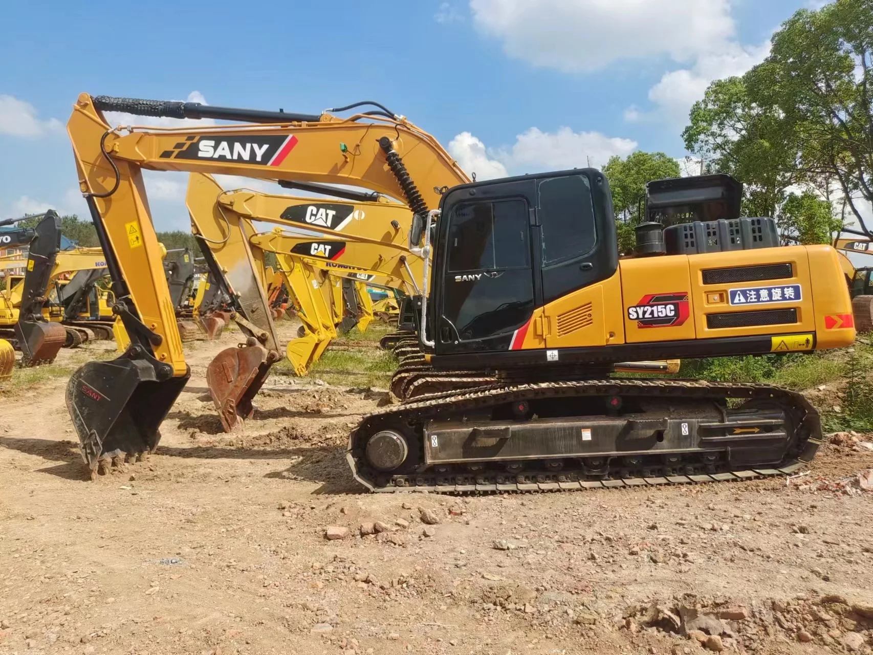 2022 Sany155 215 235 365 Used Excavator Crawler Earthmoving Around 36 Tons Large Excavator