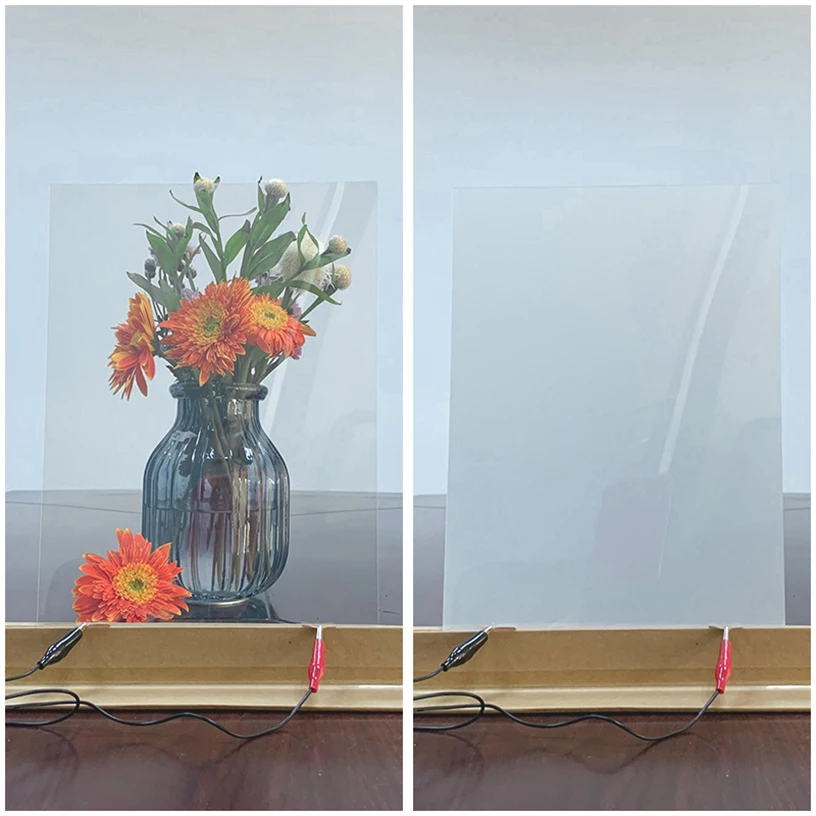 Low price wholesale custom smart PDLC film switchable smart glass