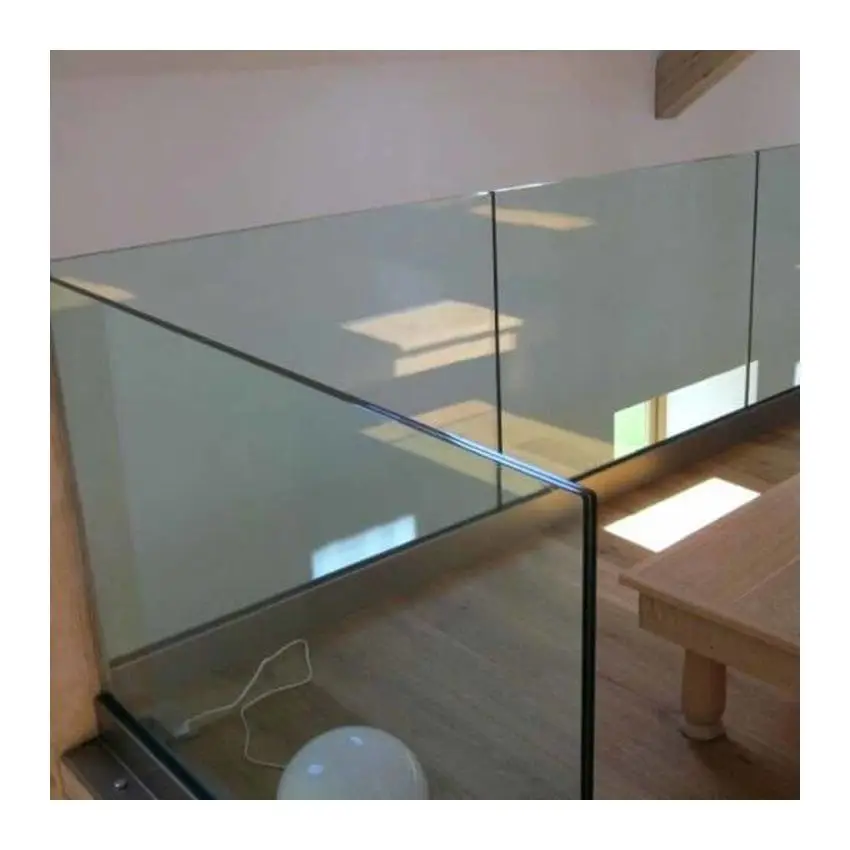 ACE Railing For Staircase Aluminum Base Glass Balustrades Deck Balcony Railing
