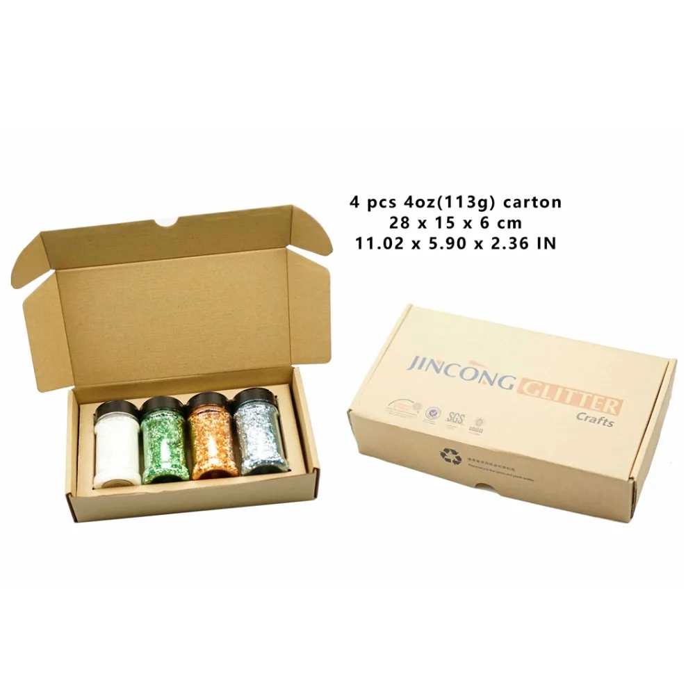 
Supplies Wholesale Bulk Decorations Crafts for Glitter Powder Set Jars 