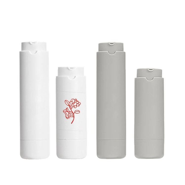 Luxury empty cosmetic lotion serum oil custom logo matte White frosted airless pump bottle for sunscreen cream