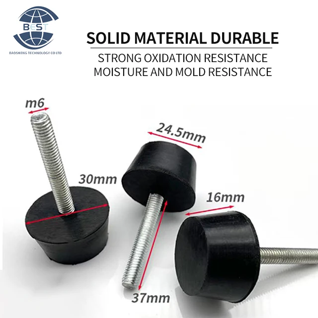 Factory hot sale M6 can be customized caliber anti-corrosion and high temperature resistant rubber screw