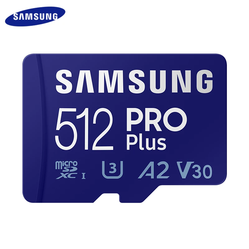 Original SAMSUNG PRO Plus memory card 128GB  256GB 512GB micro tf flash sd card up to 160m/s U3 4K Memory SD Cards For Phone