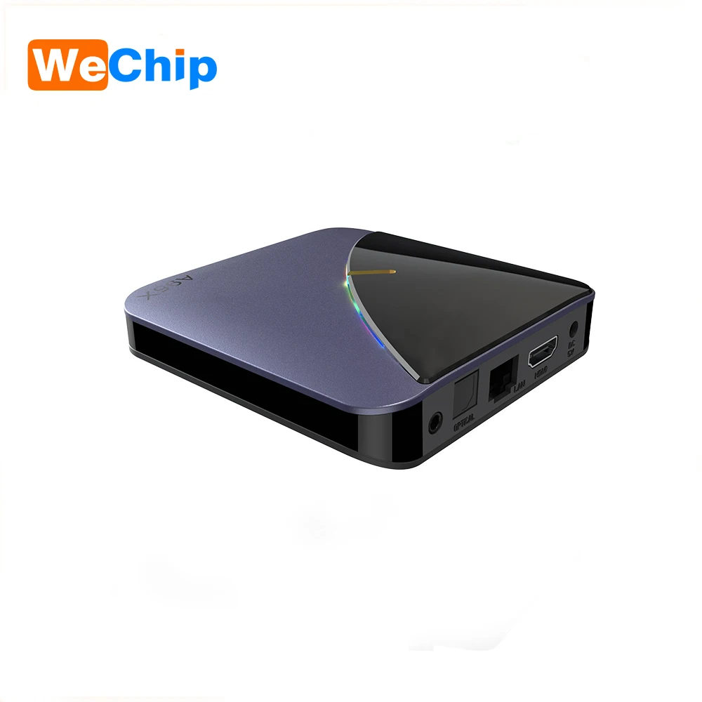 
RGB Light tv box Android 9.0 amlogic s905x3 a95xf3 slim plex media server 