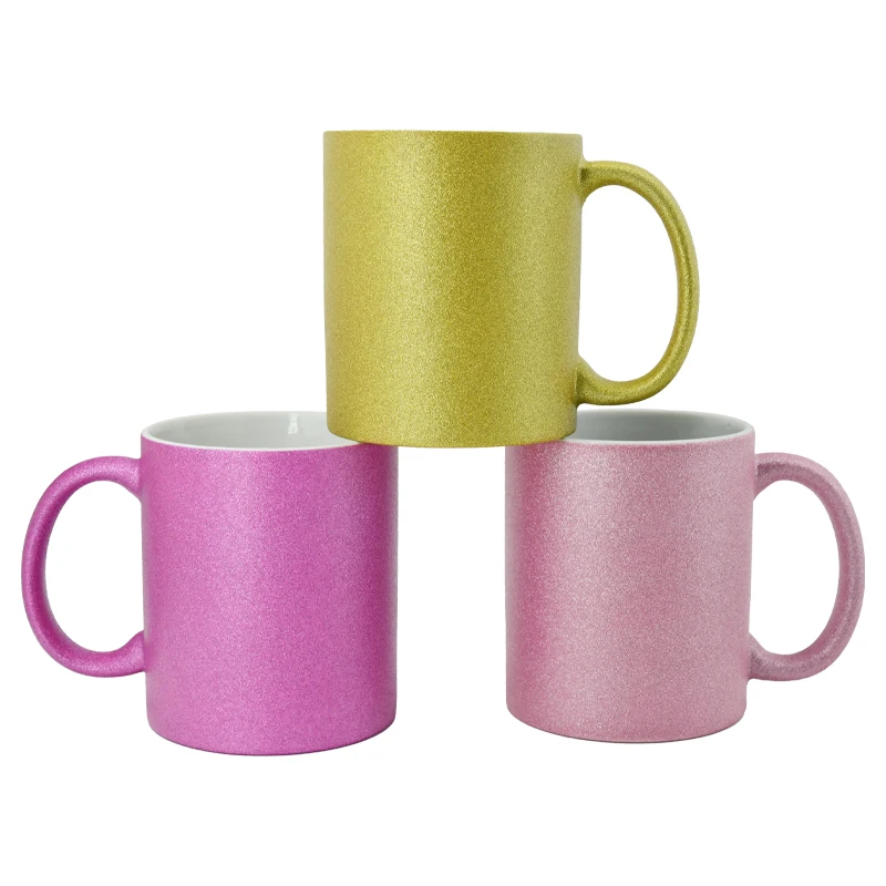 US Warehouse 11oz Sublimation blanks Ceramic Mugs with Logo Custom Drinking Cup with Handle