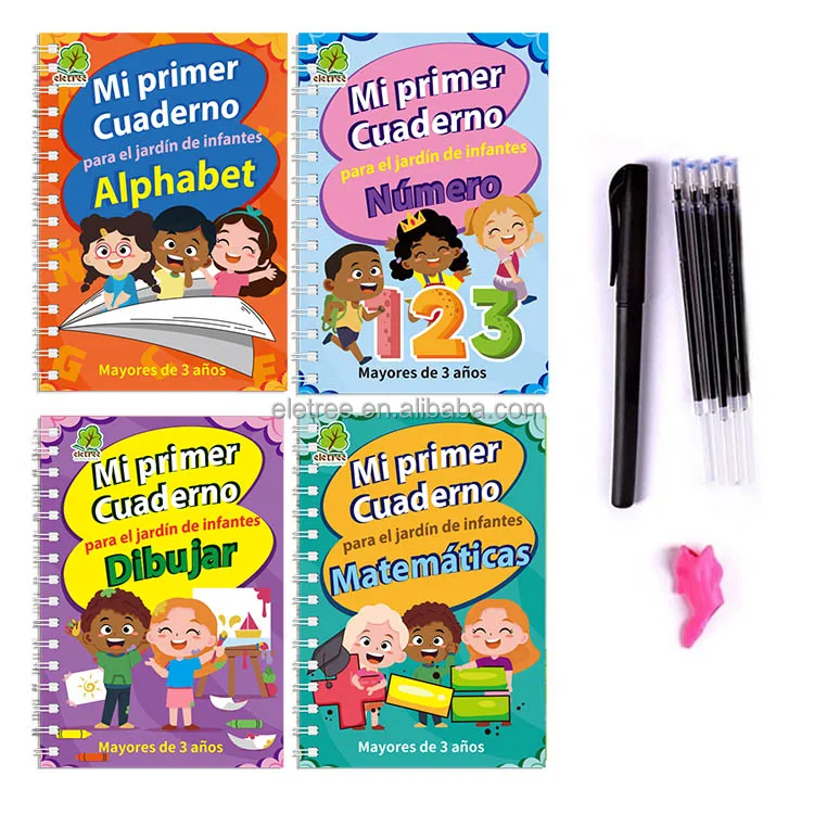 Foshan Eletree Enfant Apprentissage French Groovd Handwriting And Drawing Books For Children