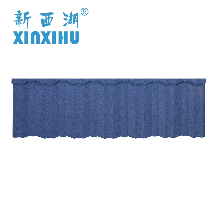 Free Sample Waterproof Building Materials Stone Coated Steel Roofing Tile