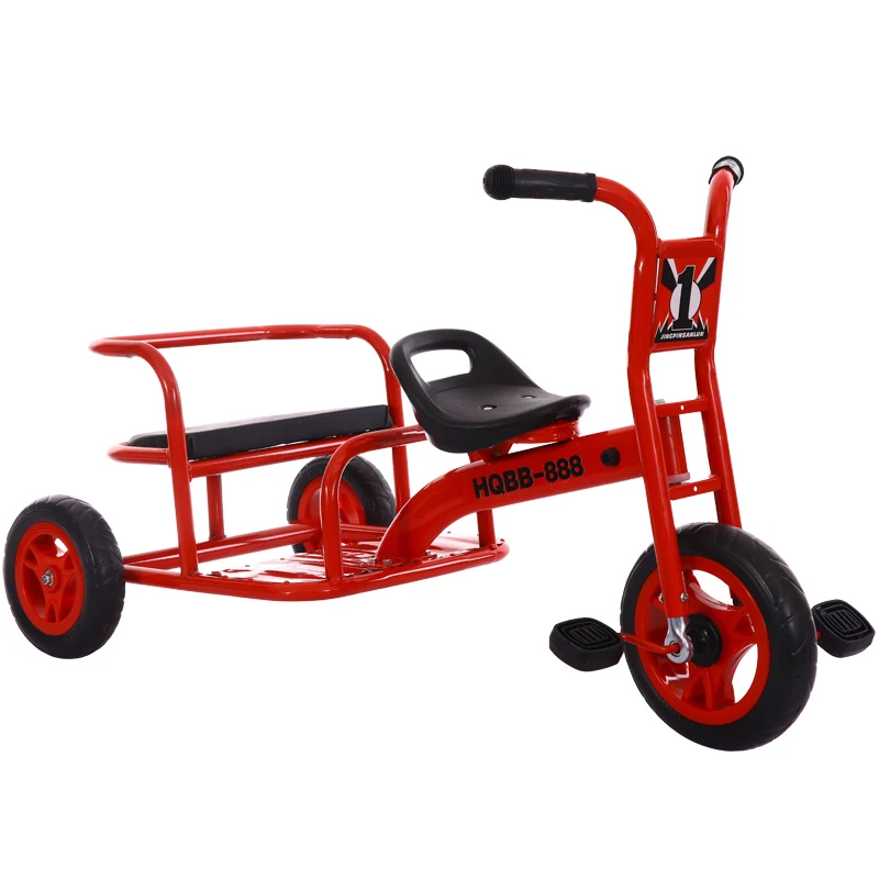 Factory Baby Bike Tricycle 1-6 Years Old Baby Children car two persons Balance Children Kindergarten Bike Seat With Backrest