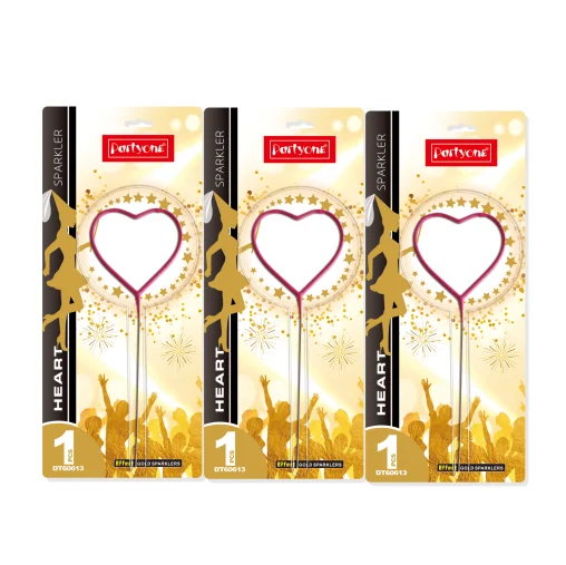 
Jeeton fireworks 1.4S beautiful color indoor fireworks heart shape goledn sparkler kids fireworks for party items 
