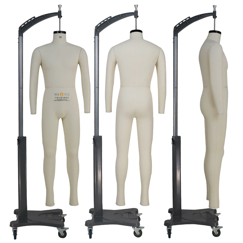 
full body male mannequin and dress form for fitting to the dressmaker 