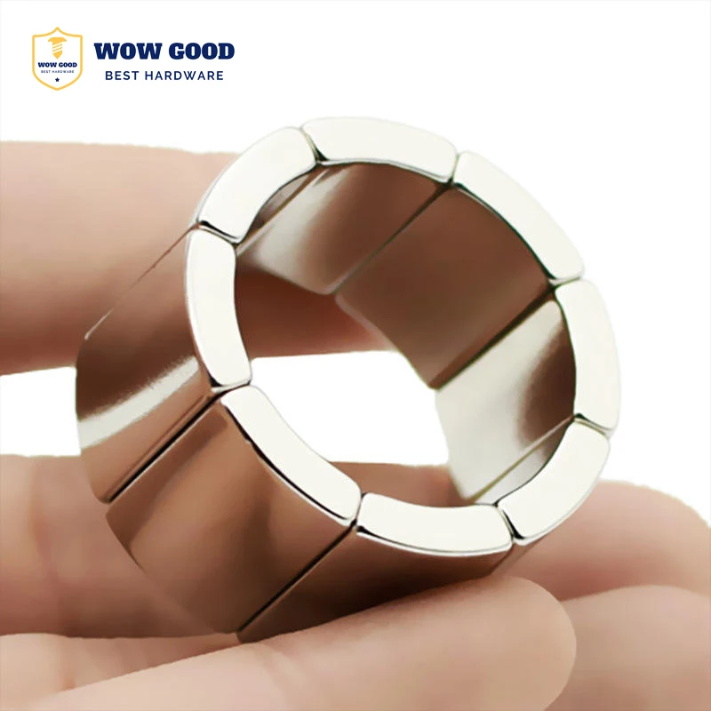N35 N52 Segment Magnetic Materials neodymium arc Segment shape Permanent Neodymium Magnet for motor