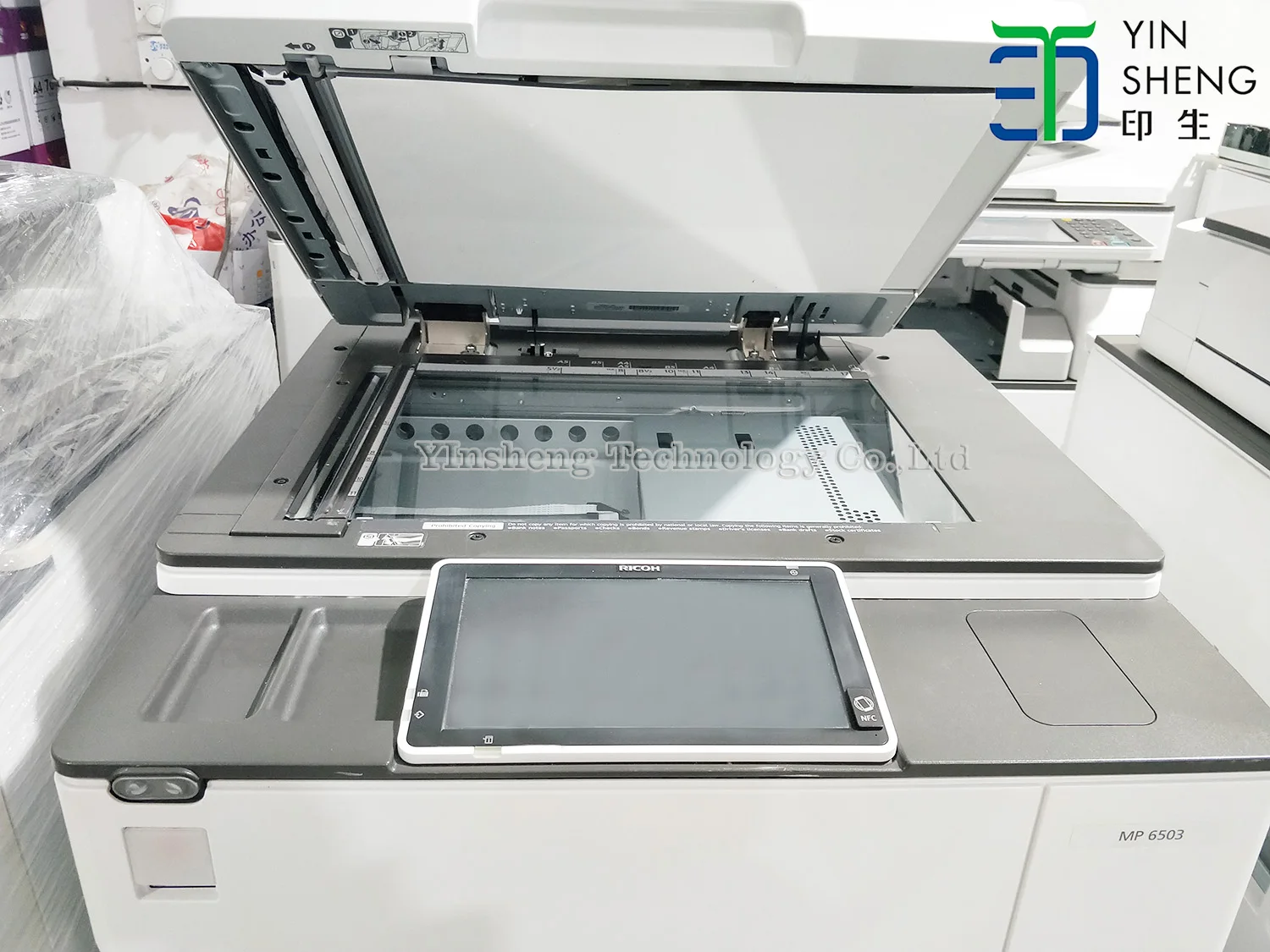 Copier Machine All In One Used High Speed Ricoh MPC Photocopier In Color For Ricoh MP C6503