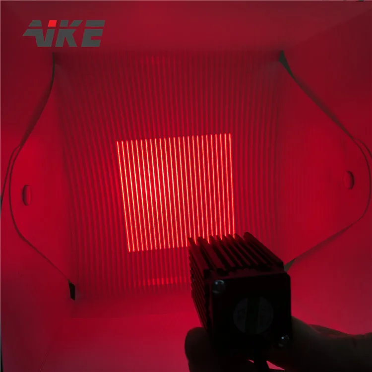 650nm 25 lines Square DOE  Diffractive Optical Elements laser diode module for Face Recognition