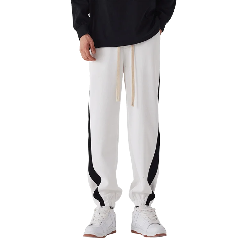 Dcy Jogging Man Cotton Pants,Y2K Baggy Straight Loose Wide Leg Jeans Pant Men,Seasonless Pants Unisex