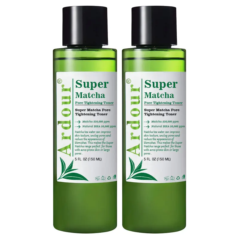 OEM Removes blackheads acne skin care productsFacial Toner for  Blackheads  and Pore Care Super Matcha Pore Tightening Toner