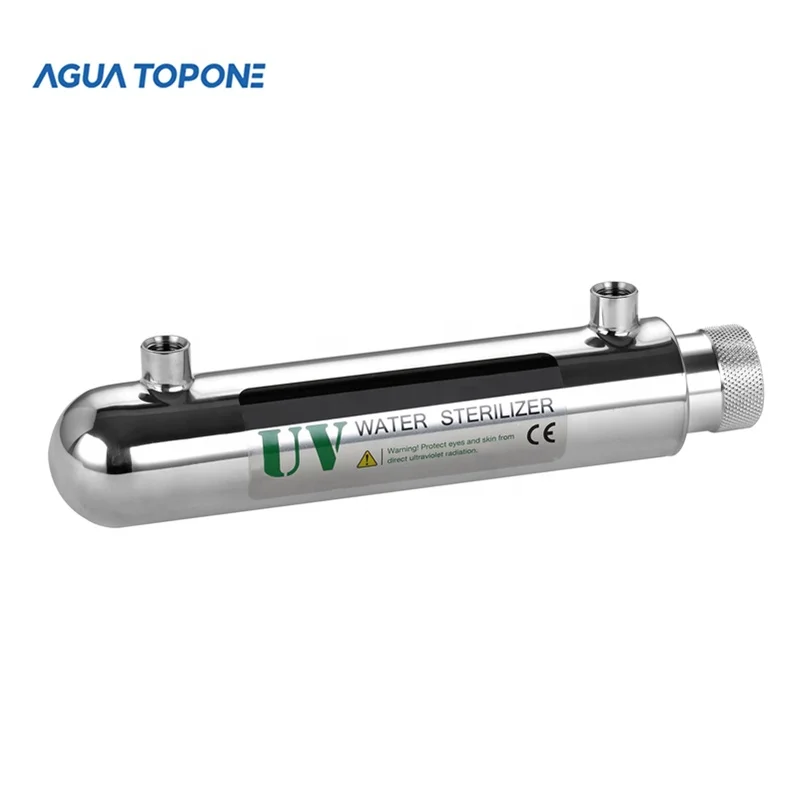 4w/0.3gpm AGUA TOPONE UV for Drinking Water under sink with FLOW SWITCH