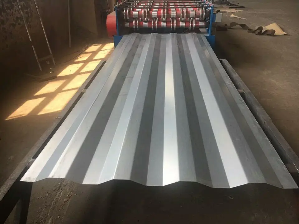 wholesale spangle cold rolled  galvanized corrugated metal roofing sheet   for building material