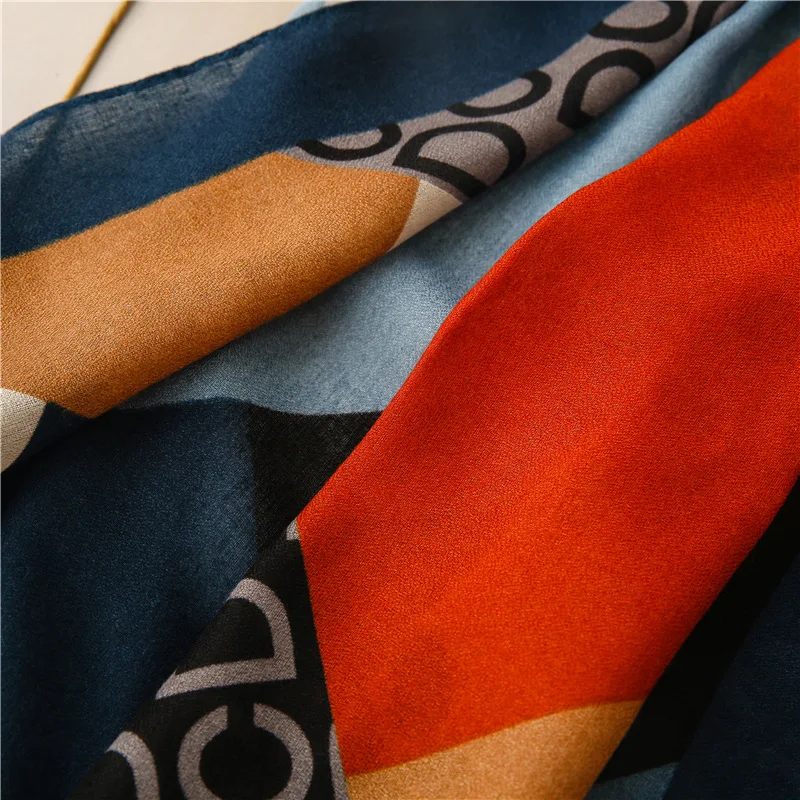 Wholesale Lightweight Scarves With Nice Letter Patterns Long Shawl Thick Warm Scarves Women Winter Scarf