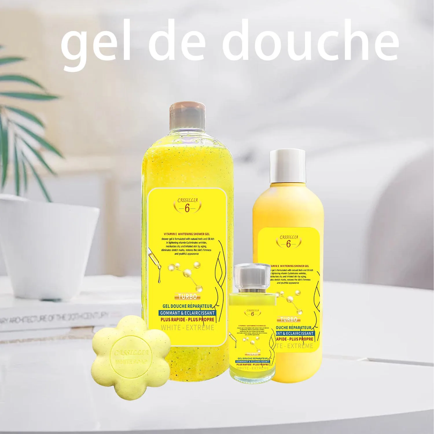 OEM private label wholesale vitamin e shower bath gel body lotion cleansing skin care moisturizing whitening home body wash set