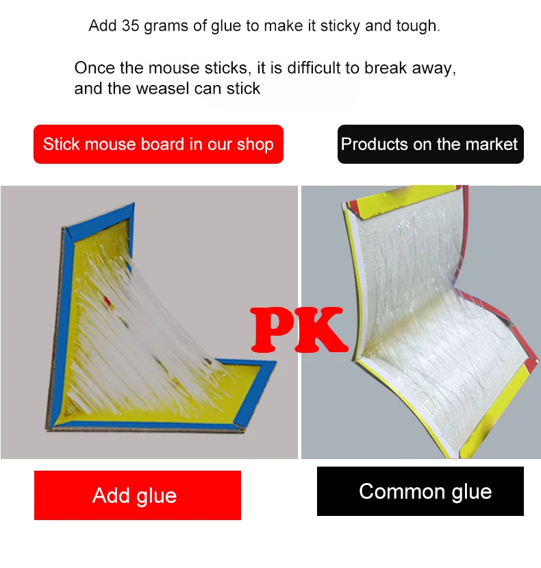 Mouse killer trap paper sticky glue board pest sticker repellant control glue mouse traps mouse trap sticky pad