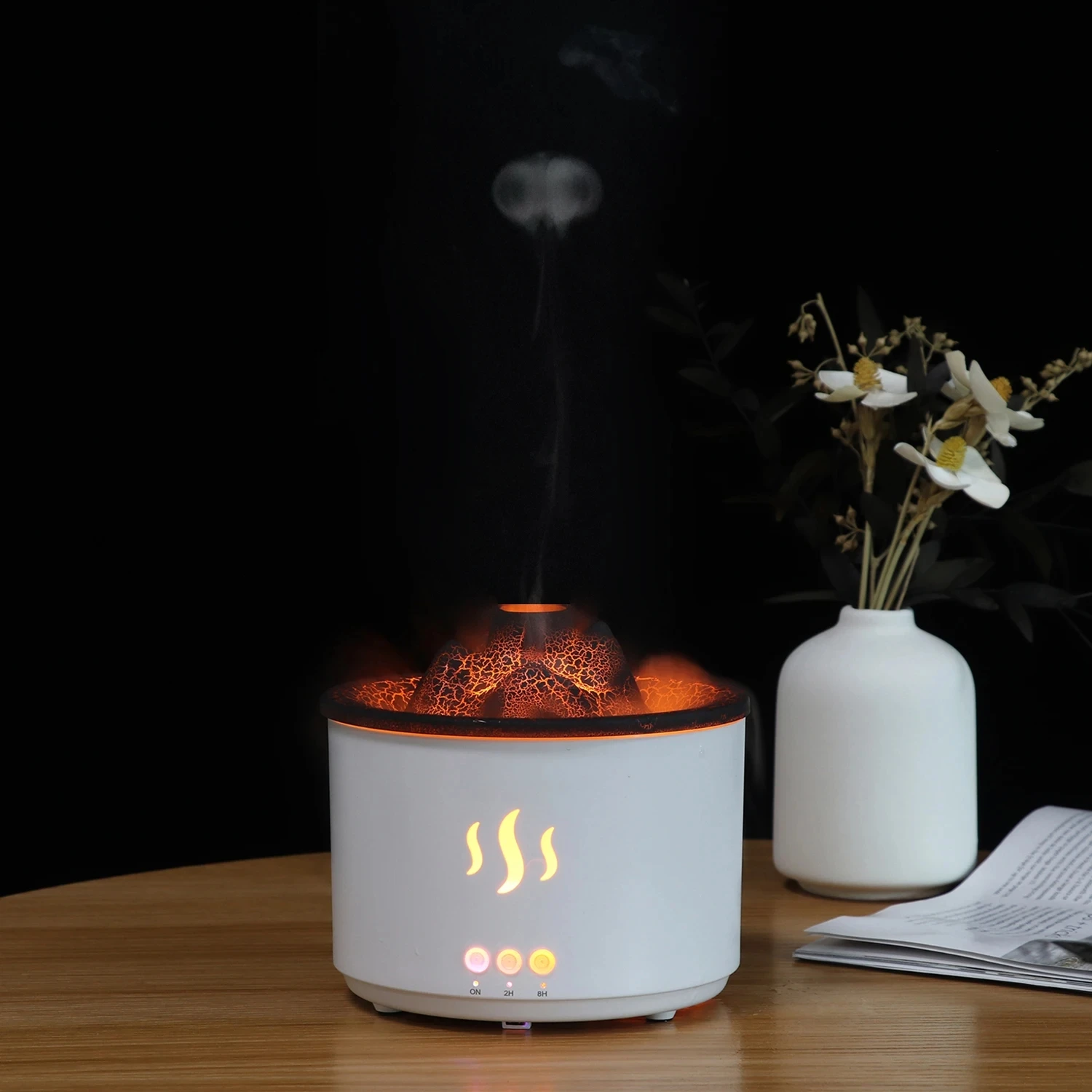 300ml Spray Humidifier Super Quiet Air Humidifier for Home,Office,Yoga with Auto-Off Protection