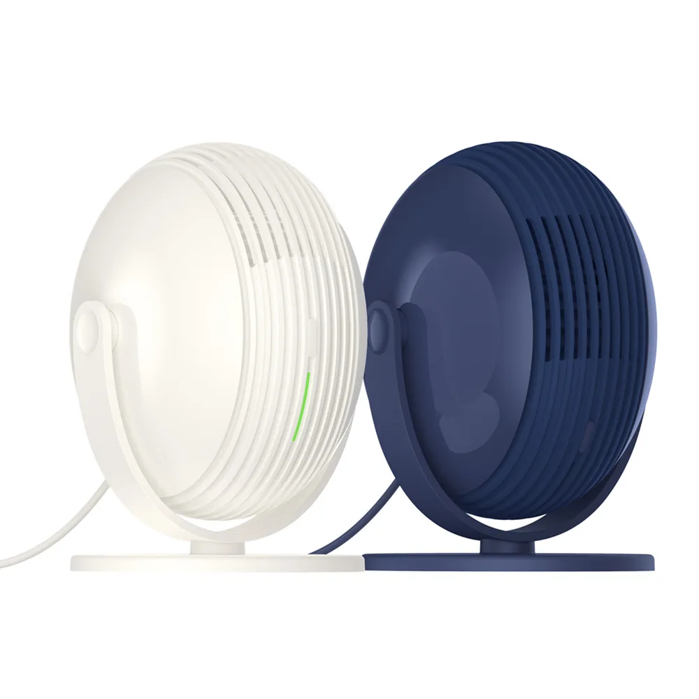 2022 Summer New Arrival Unique Design USB Bladeless Cooling Air Fan Portable Mini High Speed Table Fan Low-noise Leafless Fan