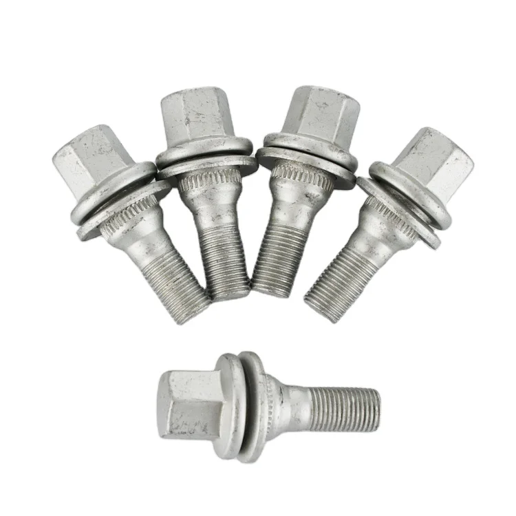 Factory hot selling  OEM 540567 M12*1.25 alloy steel with pad screw car hub bolt zx wheel bolt and nut  for peugeot wheel bolts
