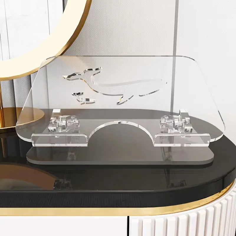Transparent Acrylic Reading Book Stand Shelf Adjustable Mini Flat Bracket 180 Degree Tablet PC Holder Gift Set