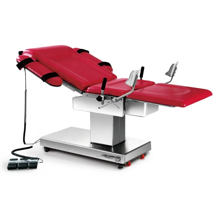 hospital gynecological operating table medical labour and delivery bed table