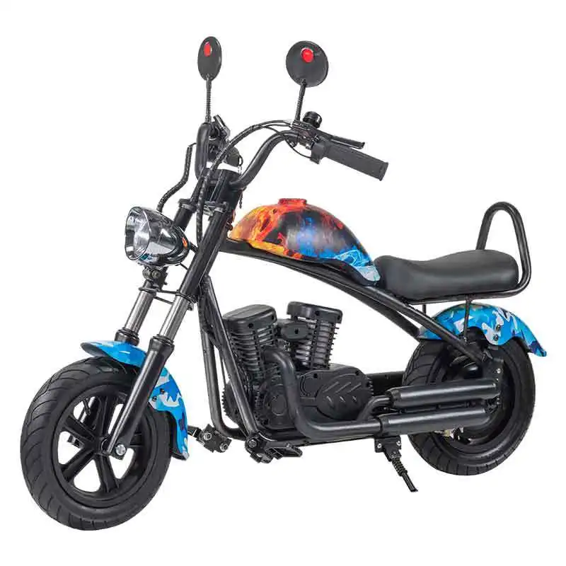 2024 New Mini Electric 2-Wheel cruiser Motorcycle for Kids 24V 180W Motor Age Range 5-12 Years Kids Motorcycles for Sale